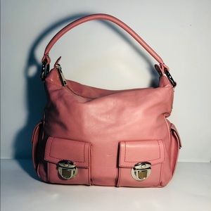 MARC JACOBS Pink Blake Multi Pocket Leather Bag